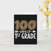 1年生100日先生100日目 カード (黄色い花)