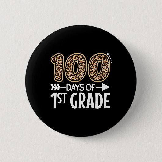 1年生100日先生100日目 缶バッジ (正面)