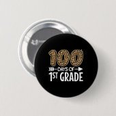 1年生100日先生100日目 缶バッジ (正面&裏面)