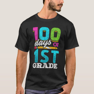 1年生100日目ギフトSchの100日 Tシャツ