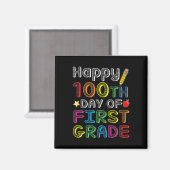 1年生100日目 – 100カラフル日 マグネット (正面/裏面)