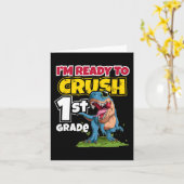 1年生2年生を潰す準備ができている学校の初日 カード (黄色い花)