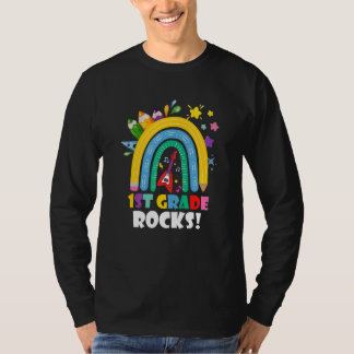 1年生 Rocks はじめての登校日 レインボーB Tシャツ