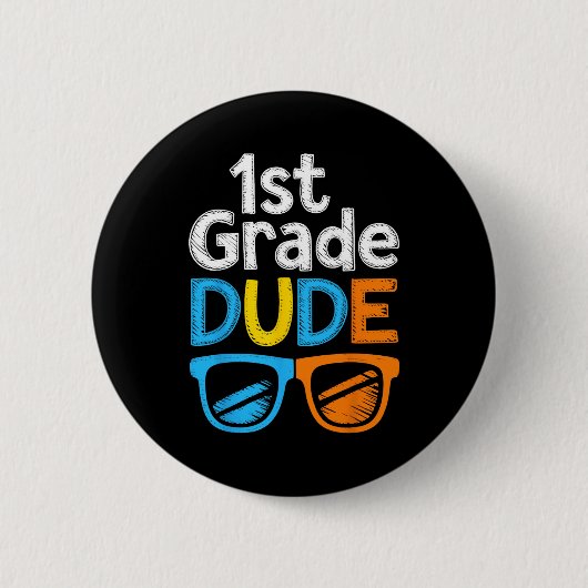1年生Bruh 1年生Dude新学期 缶バッジ (正面)