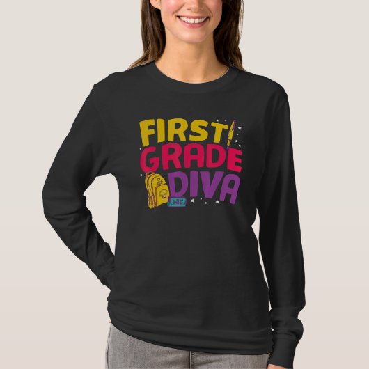 1年生Divaかわいい1年生 Tシャツ (正面)