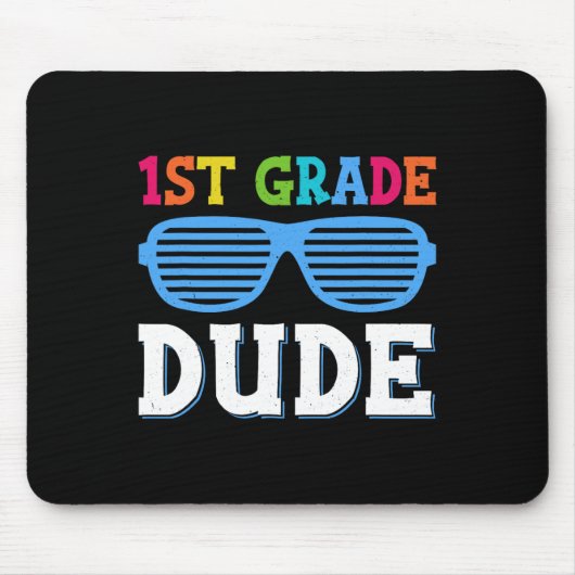1年生Dude 1年生先生学生Byck マウスパッド (正面)