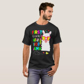 1年生No Probラマ先生学生バックト Tシャツ (正面フル)