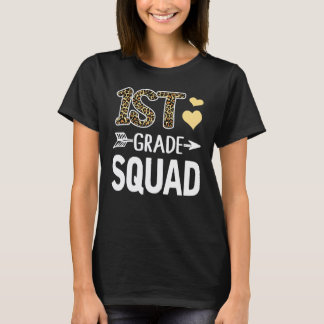1年生Squad ヒョウ柄 1年生担任 先生 生徒 Tシャツ