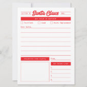 1年目が復習中のサンタレター シーズンカード (正面)