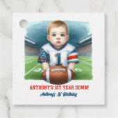 1年目のダウンサッカーの最初の誕生日 フェイバータグ (正面)