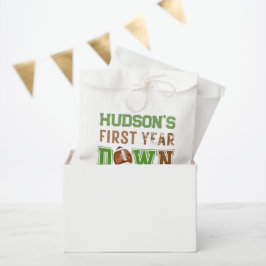 1年目のダウンサッカーの最初の誕生日 フェイバーバッグ