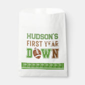 1年目のダウンサッカーの最初の誕生日 フェイバーバッグ (正面)
