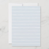 1年目のダウンサッカーの最初の誕生日 招待状 (裏面)