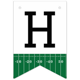 1年目のダウンサッカーハッピーバースデーバナー バンティングフラッグ