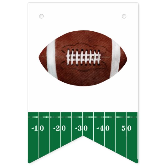 1年目のダウンサッカーハッピーバースデーバナー バンティングフラッグ (第1の旗)