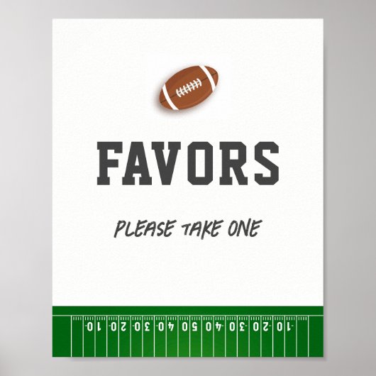 1年目のダウンサッカー誕生日好意サイン ポスター (正面)