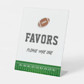 1年目のダウンサッカー誕生日好意サイン 台座サイン (正面)