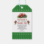 1年目のダウンサッカー1回目の誕生日パーティー ギフトタグ (正面)