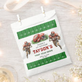 1年目のダウンサッカー1回目の誕生日パーティー フェイバーバッグ (クリップ留めされた状態)