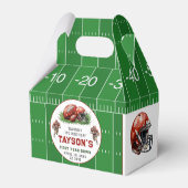 1年目のダウンサッカー1回目の誕生日パーティー フェイバーボックス (裏面サイド)