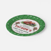 1年目のダウンサッカー1回目の誕生日パーティー ペーパープレート (アングル)