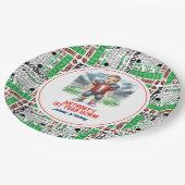 1年目のダウンサッカー1回目の誕生日パーティー ペーパープレート (アングル)