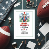 1年目のダウンサッカー1回目の誕生日パーティー 招待状