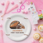1年目のダウンサッカー1st誕生日紙プレート ペーパープレート (パーティー)