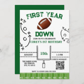 1年目のダウン招待状 招待状 (正面/裏面)