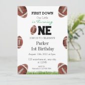 1年目のダウン サッカー招待状 招待状 (スタンド正面)