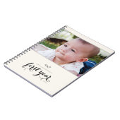 1年目のフォトジャーナル – 黒 ノートブック (左側)