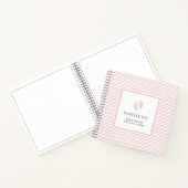 1年目のベビーメモリパーソナライズされたブックベビーブック ノートブック (内部)