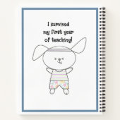 1年目の先生ステイ前向きデイリージャーナル ノートブック (裏面)