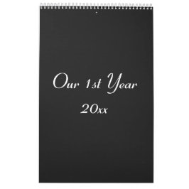 1年目の写真のカレン結婚ダー カレンダー