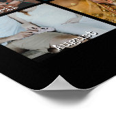 1年目の写真記念ギフトカレンダー12か月 ポスター (角)