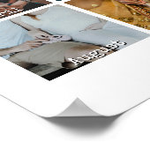 1年目の写真記念ギフトカレンダー12か月 ポスター (角)