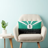 1年目の従業員をパーソナライズ ランバークッション (椅子)