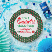 1年目の誕生日 ペーパープレート (パーティー)