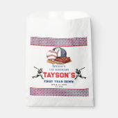 1年目を終える野球1回目の誕生日パーティー フェイバーバッグ (正面)