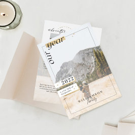 1年目を迎える家族の写真1年目を思い出いっぱいの シーズンカード