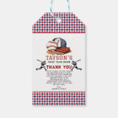 1年目を迎える野球・1年目の誕生日 ギフトタグ (裏面)