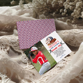 1年目を迎える野球・1年目の誕生日 サンキューカード