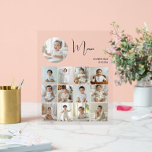 1年目エレガントのコラージュのカスタム写真