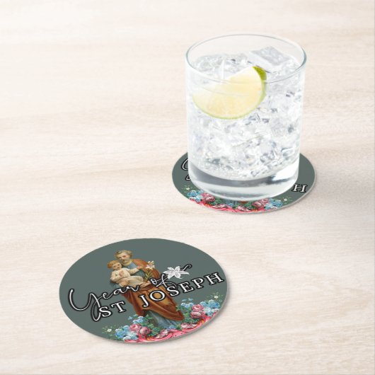 1年目ジョセフ・カトリック信者 ラウンドペーパーコースター (インサイチュ)