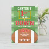 1年目ダウンサッカーレッドボーイズ最初の誕生日 招待状 (スタンド正面)