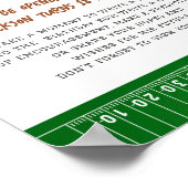 1年目ダウンサッカー誕生日タイムカプセル ポスター (角)