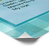 1年目間抜けの少年の誕生日マイルストーンボード ポスター (コーナー)