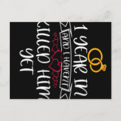 1年経ってもまだキスしてないの 案内ポストカード (正面)