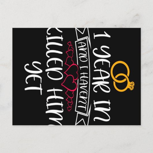 1年経ってもまだ会ってない 案内ポストカード (正面)