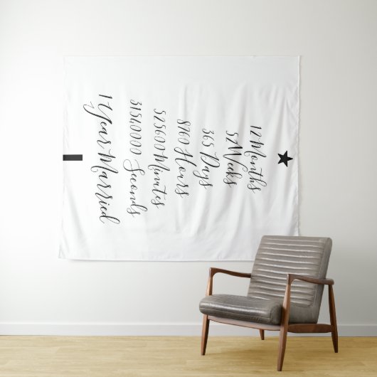 1年結婚した記念 タペストリー (インサイチュ(横))